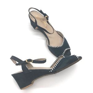 Salvatore Ferragamo blue sandals size 6